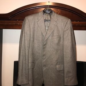 Dillard’s Hart Schaffner Herringbone Gray Coat