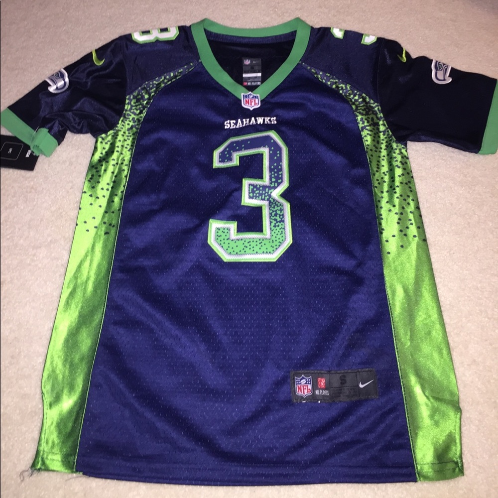 Seahawk jersey. Wilson #3