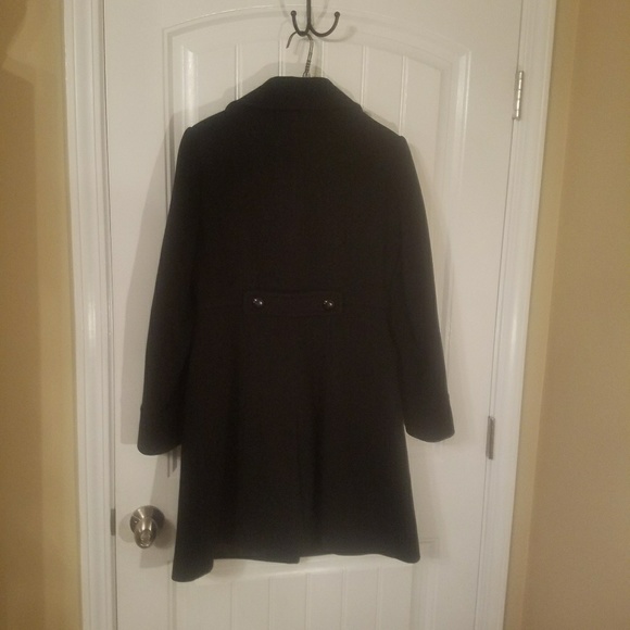Preston and York - 4 - Dressy Black Wool Peacoat - Picture 1 of 4
