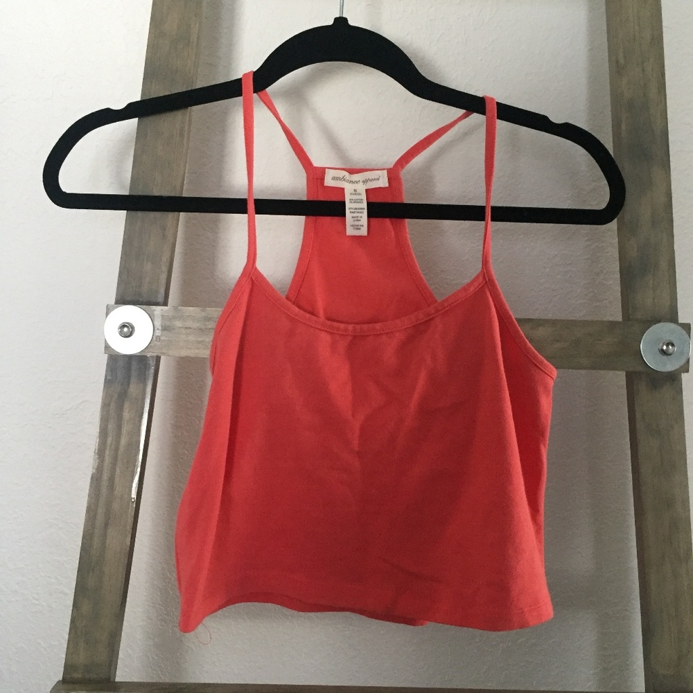 Coral Crop Top