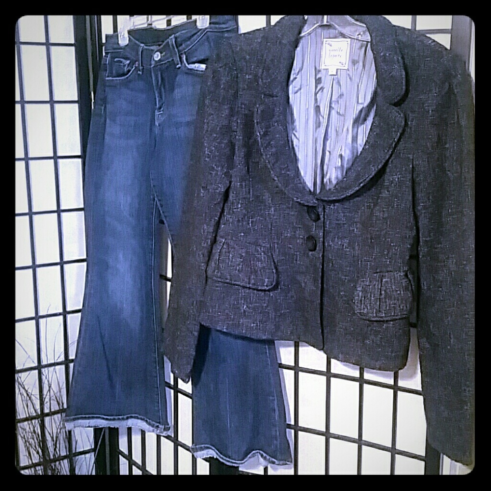 Lucky Brand Jean Capri / Nanette Lepore  Blazer