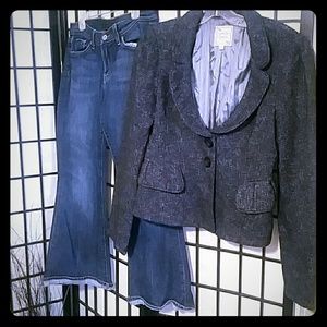 Lucky Brand Jean Capri / Nanette Lepore  Blazer