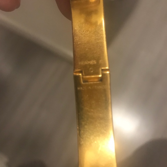 Hermes Enamel Narrow Clic Clac Bracelet - Picture 4 of 4