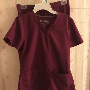 Grey's Anatomy Scrub Set Xs