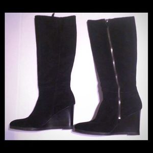 Beautiful, like new Franco Sarto Wedge boots.