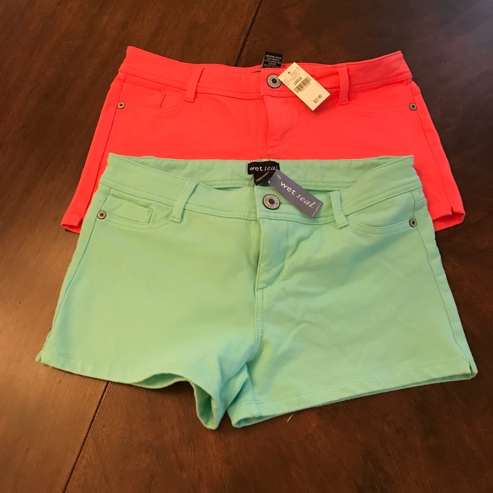 Two pairs of Wet Seal shorts