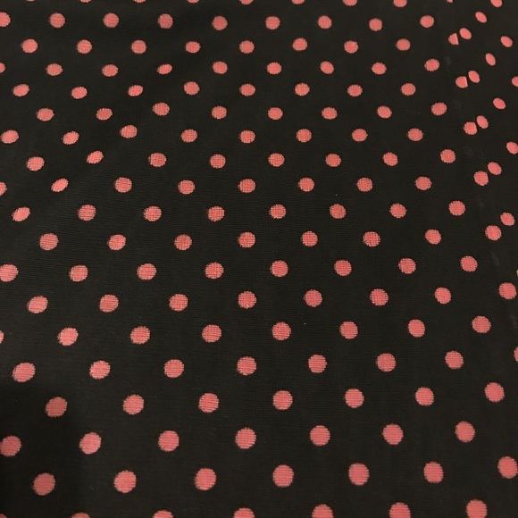 Express Polka Dot Swing Skirt - Picture 2 of 3