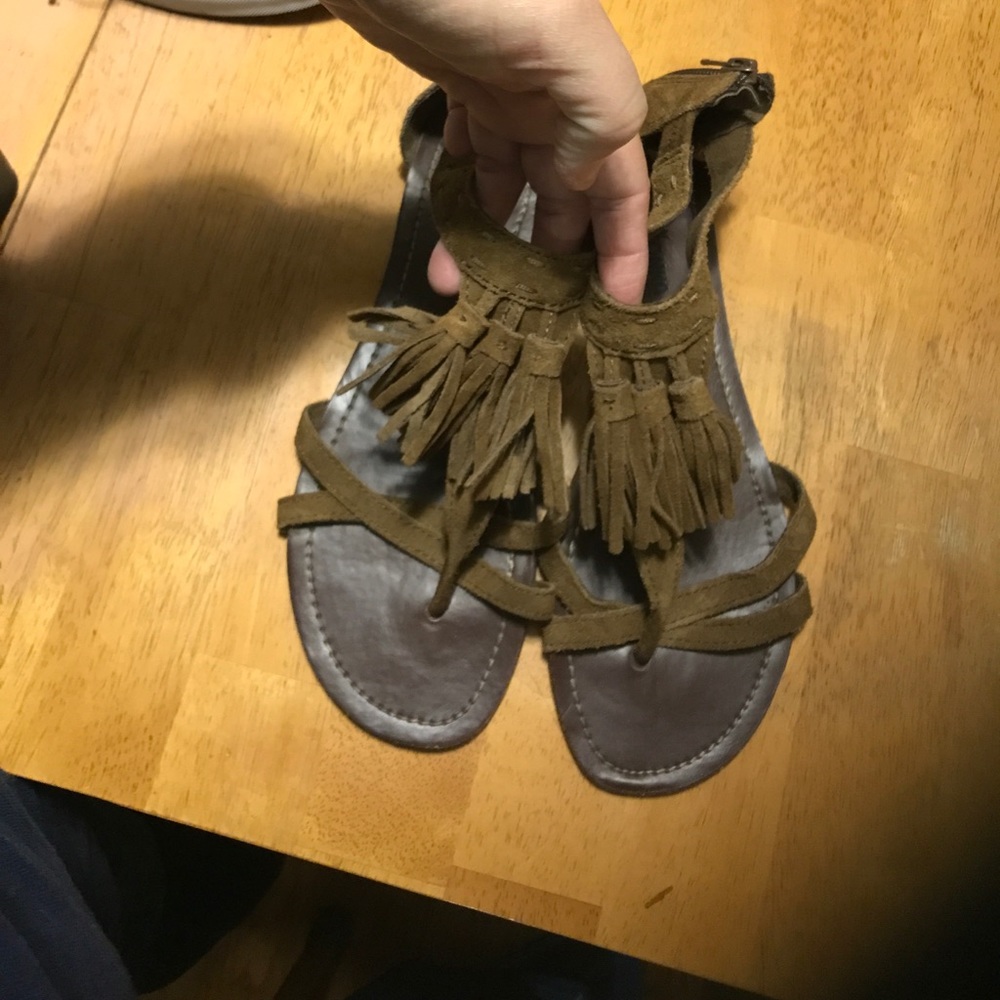 SUEDE MINNETONKA SANDALS