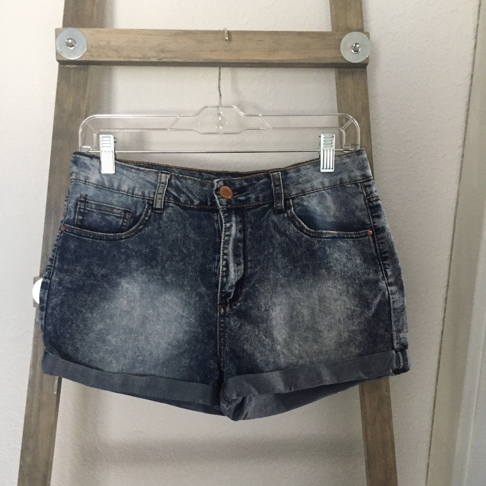 High-Waisted Jean Shorts