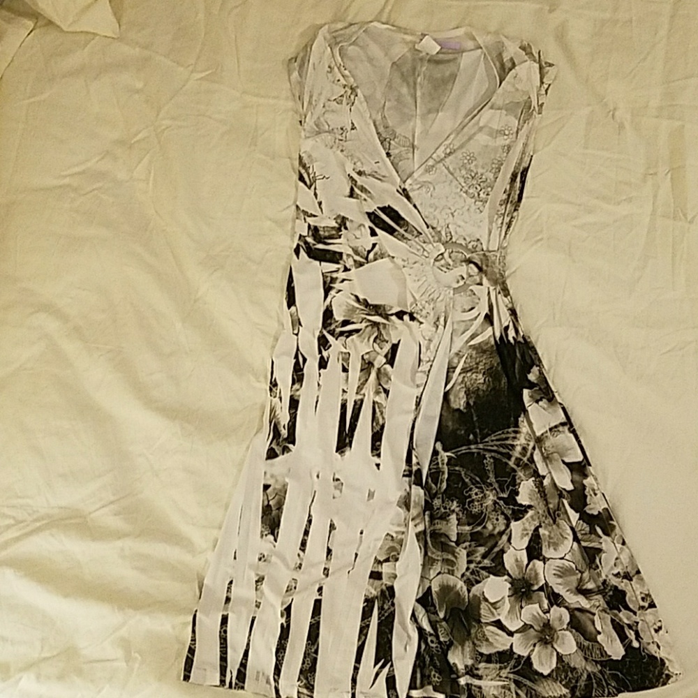 Black and White Dress