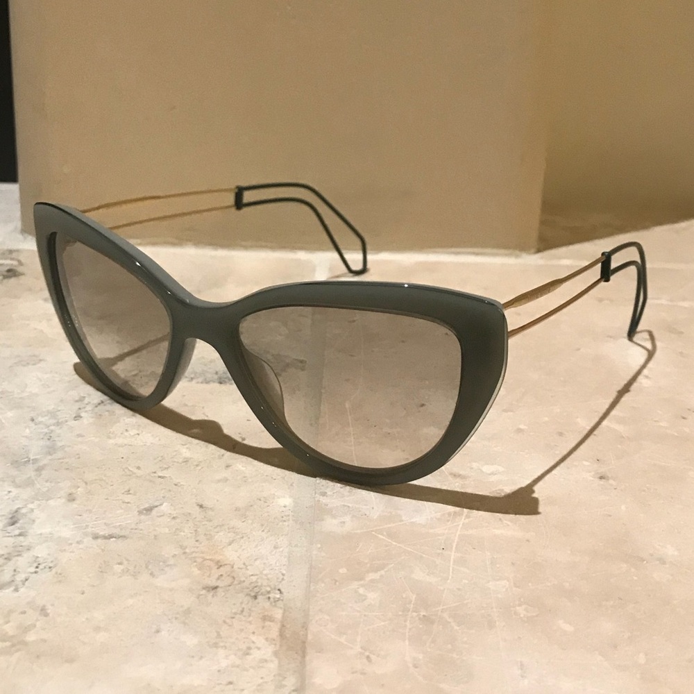 Miu Miu green sunglasses