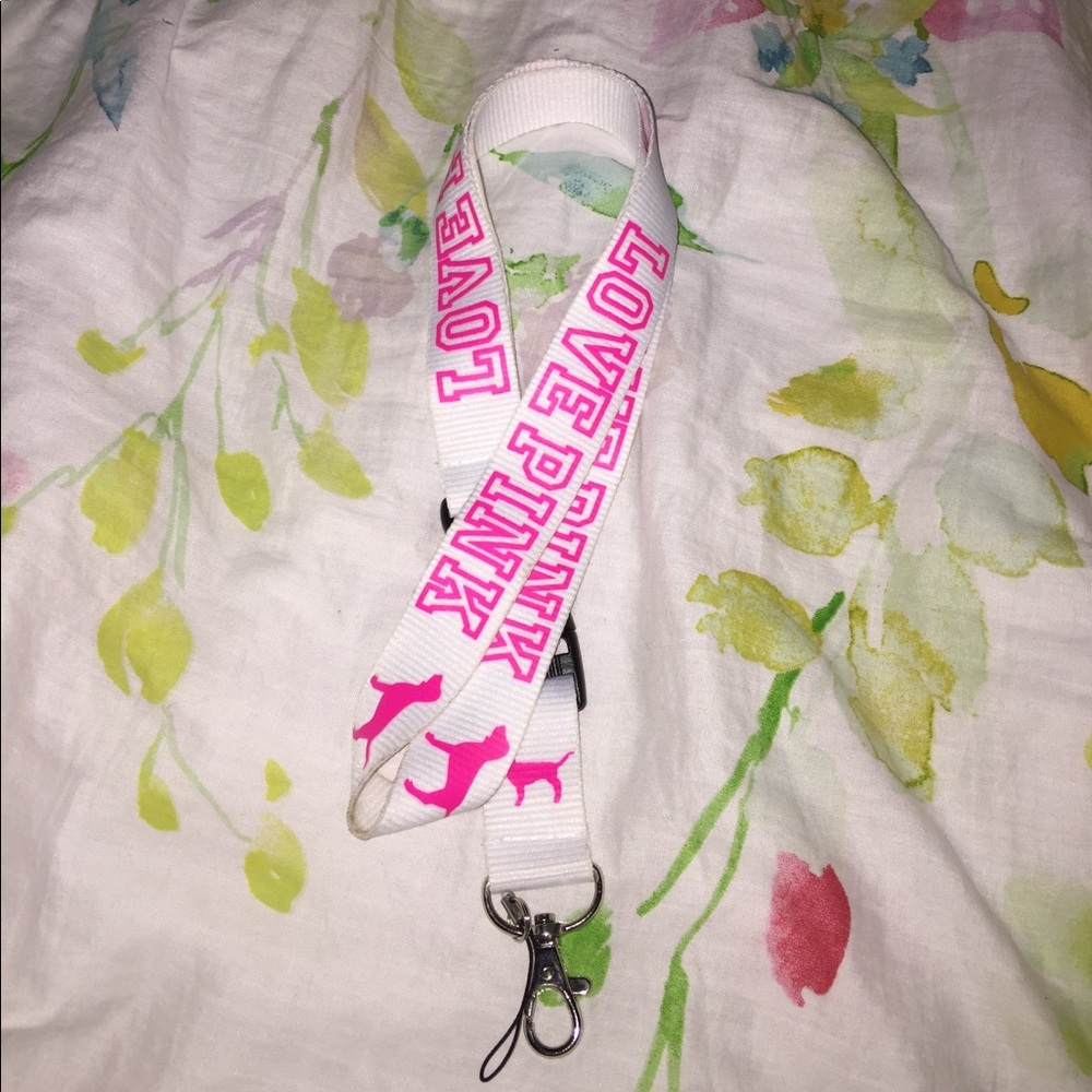 PINK BREAKAWAY LANYARD