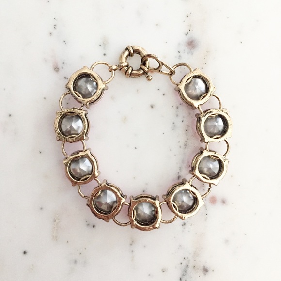 "Carrie" Bracelet || Rose Pink Crystal Statement - Picture 3 of 9