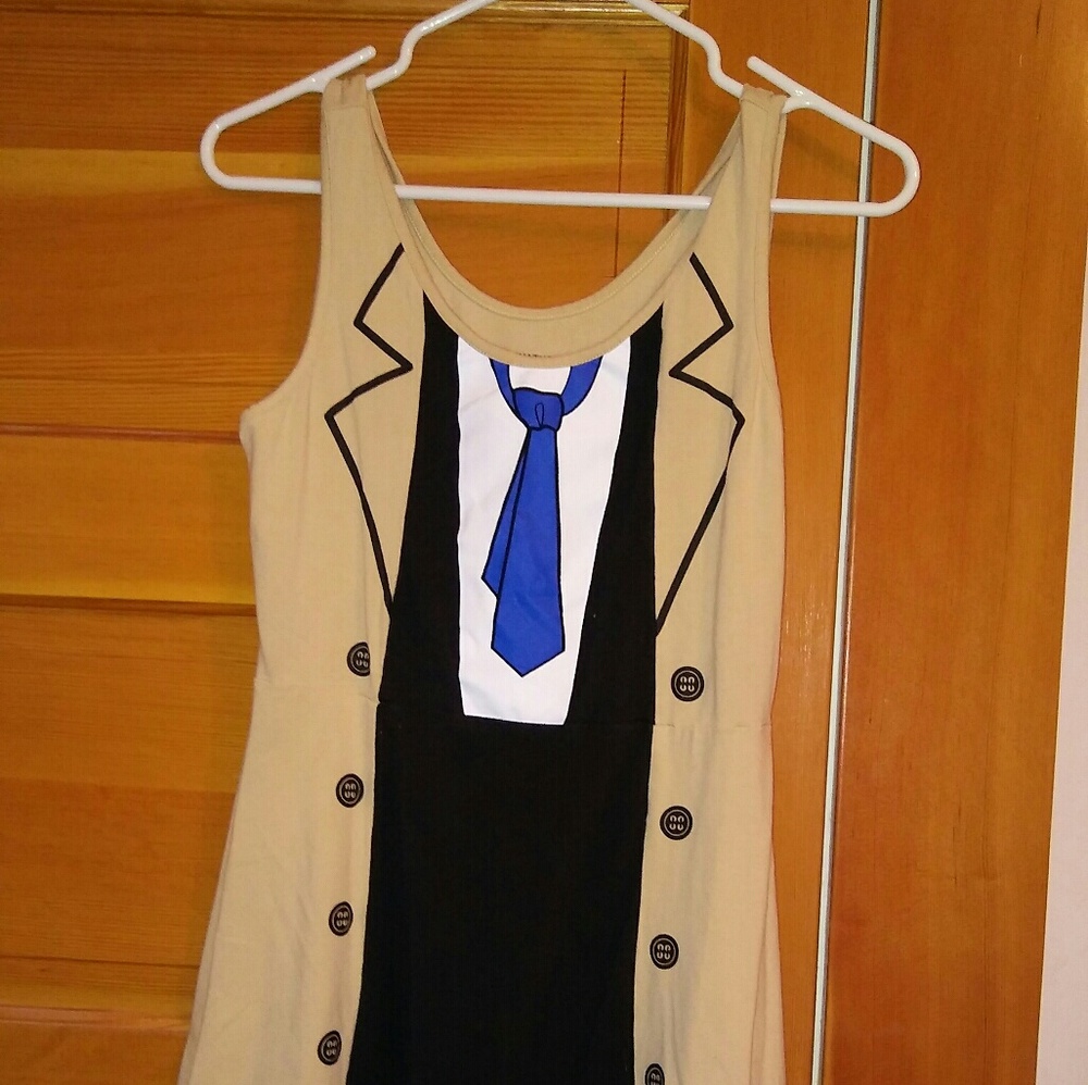 Castiel print dress