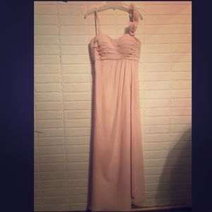 Blush Pink bridesmaid dress