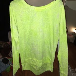 Bright yellow long sleeve