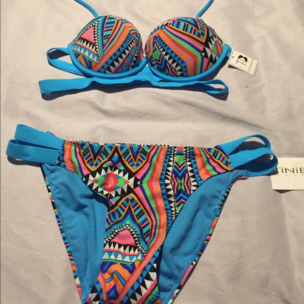 Brand new with tags 2 piece bathing suit