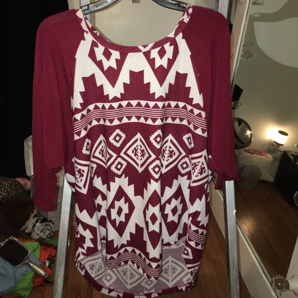 Long 3/4 sleeve shirt