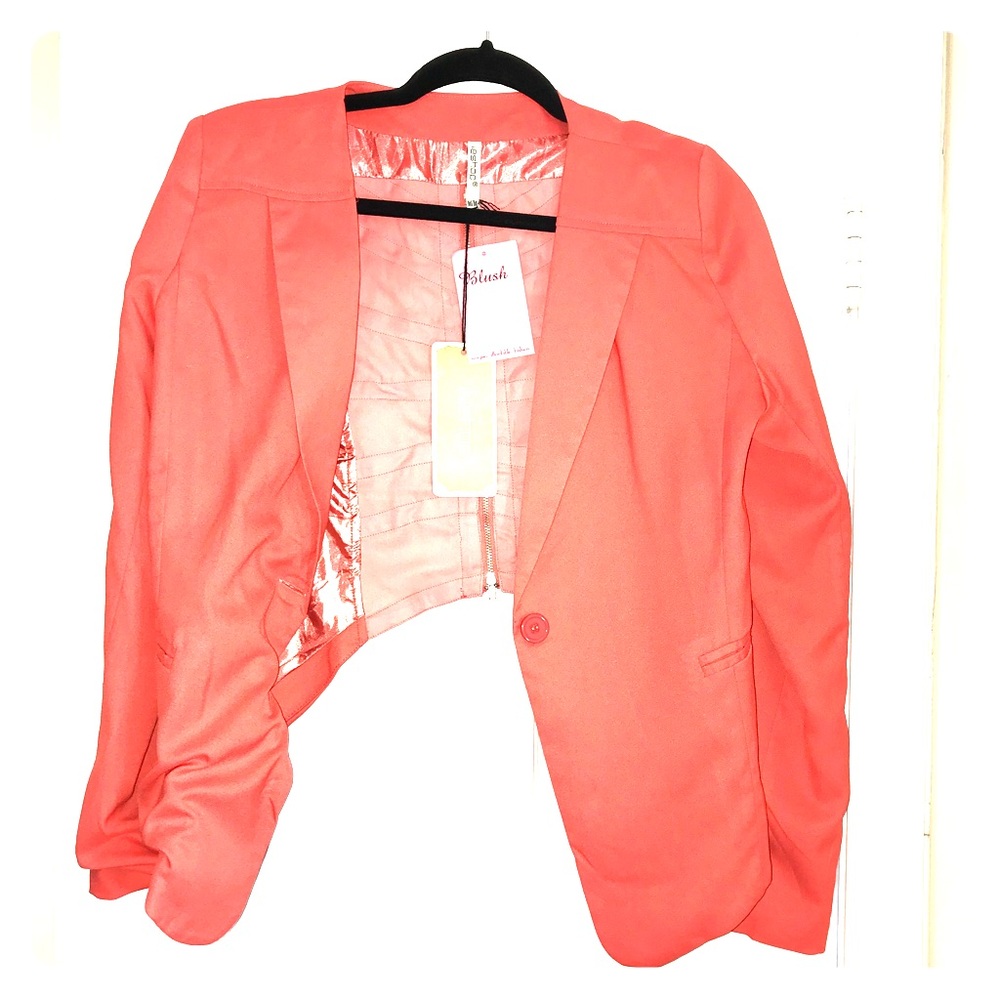 Peach blazer