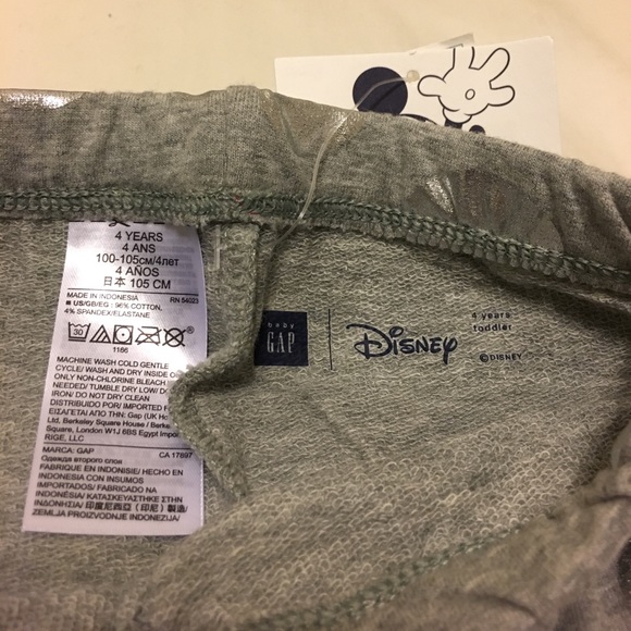 Baby Gap Disney Cozy Legging Mickey Mouse Msrp$29 - Picture 7 of 8