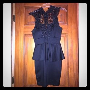 Black formal dress