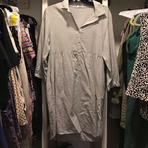 Steven Alan long sleeve collared dress