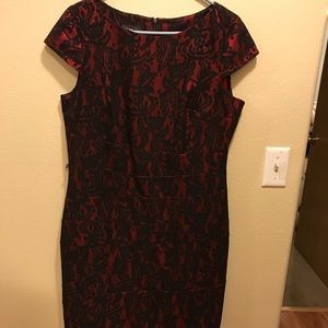 Just in time for Christmas! Red/Black Shift Dress