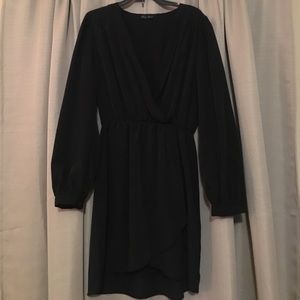 Long Sleeve Black Dress