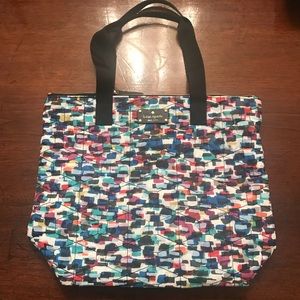 Kate Spade New York quilted multicolor tote