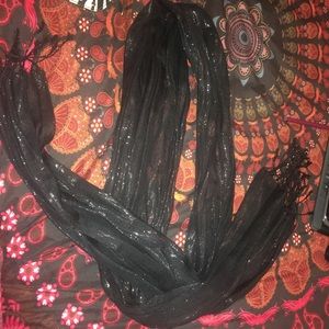 Black sparkly scarf