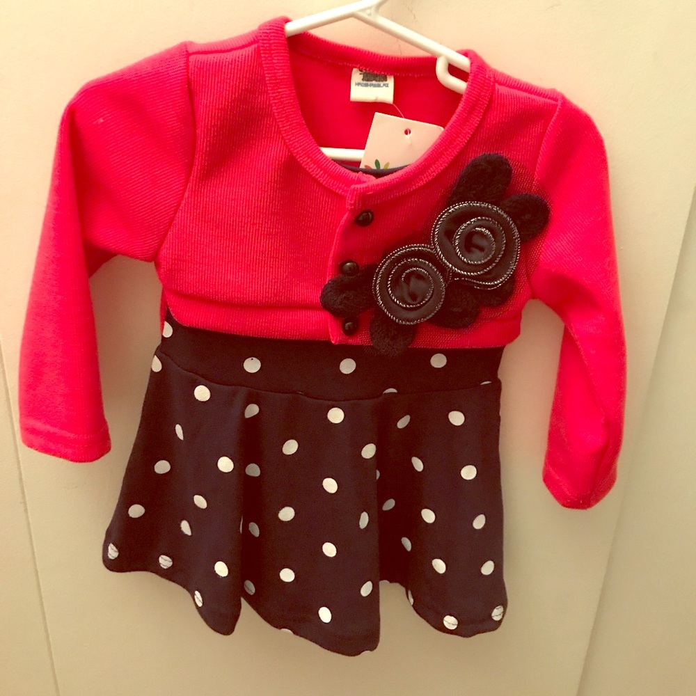 🌟3/$25🌟NEW Long Sleeve Dress. Adorable!! - Picture 2 of 4