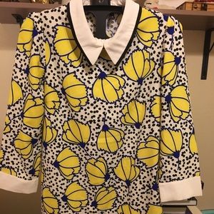 Retro mod dress with peter pan collar