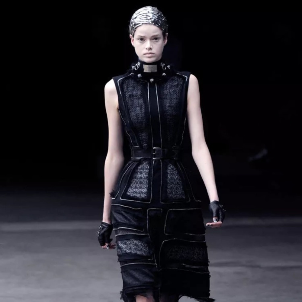 SOLD ▪️ ALEXANDER MCQUEEN Runway Pony Hair Belt