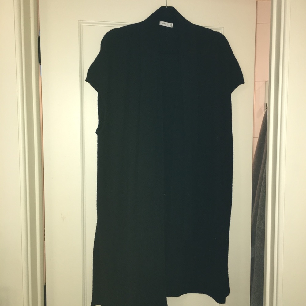 Vince long belted sweater