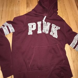 VS pink hoodie