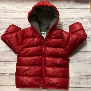 Gap Toddler Red Puffer Jacket 12-18m