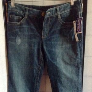 NWT Elie Tahari Women's 10 Blue Lean Style Jeans