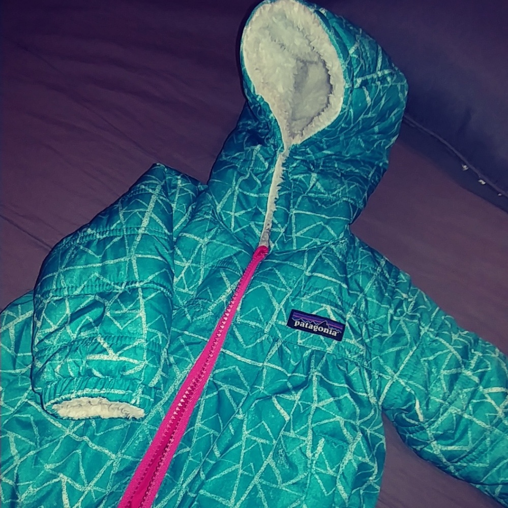 Patagonia baby puffer reversible