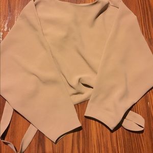 Crop top with tie back!