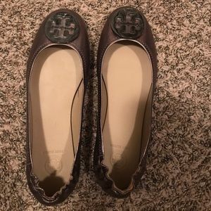 Tory burch Minnie leather ballet flats