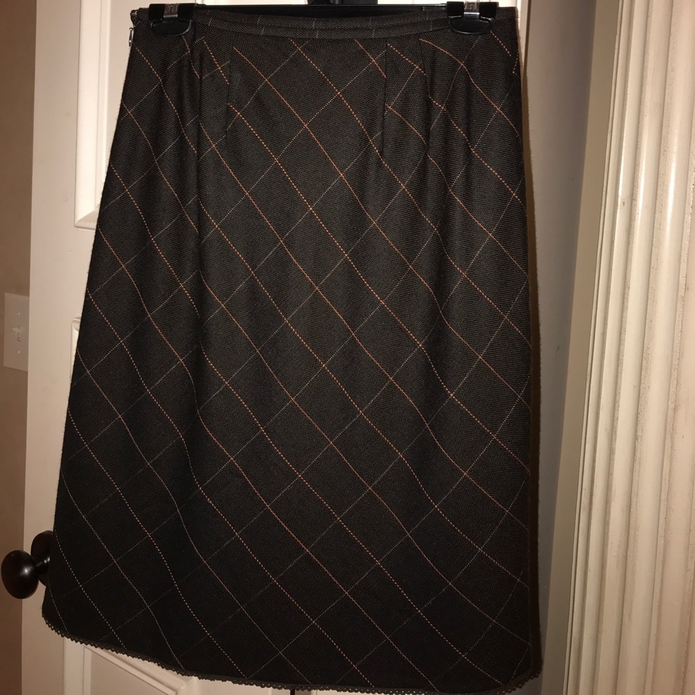 Ann Taylor Loft plaid Skirt