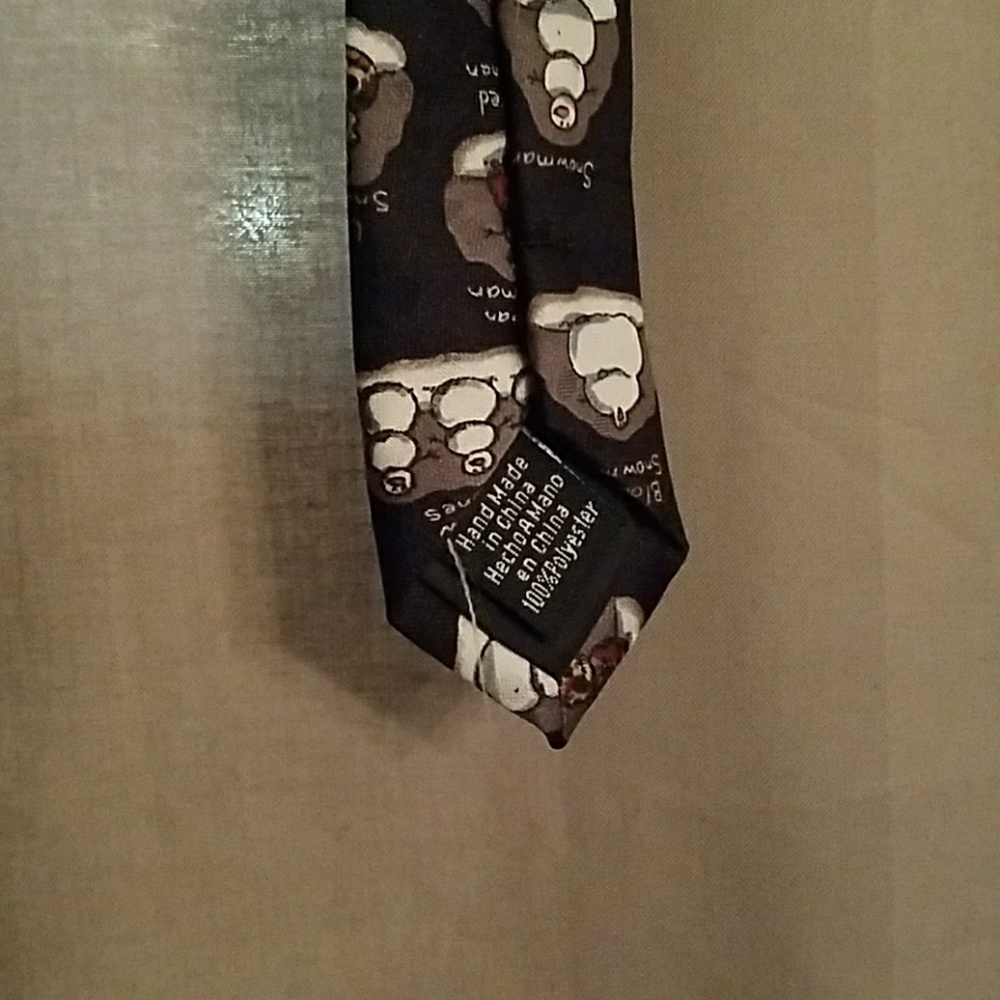 NEW American Greetings Snowman Holiday Tie - Picture 5 of 5