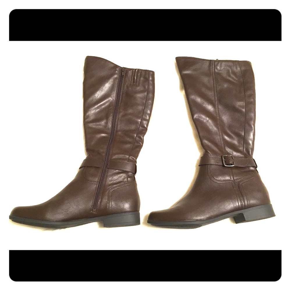 Brown Hush Puppies Boots Size 9