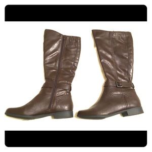 Brown Hush Puppies Boots Size 9