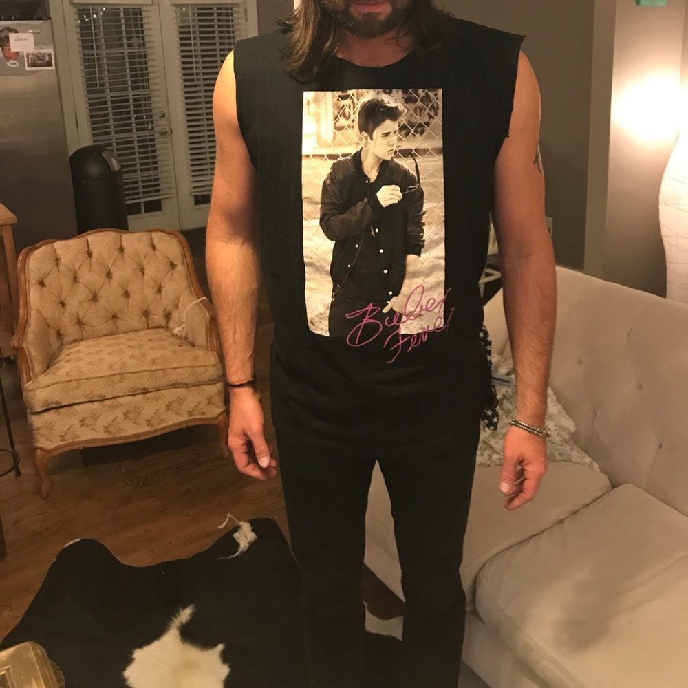 Vintage Justin Bieber shirt