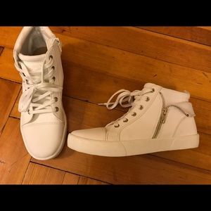 High Top White Sneakers