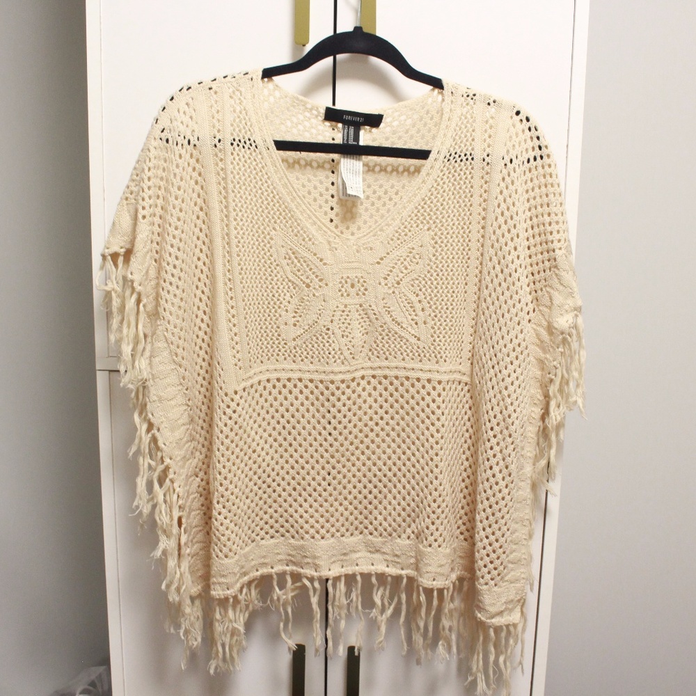 Forever 21 boho coverup sz small