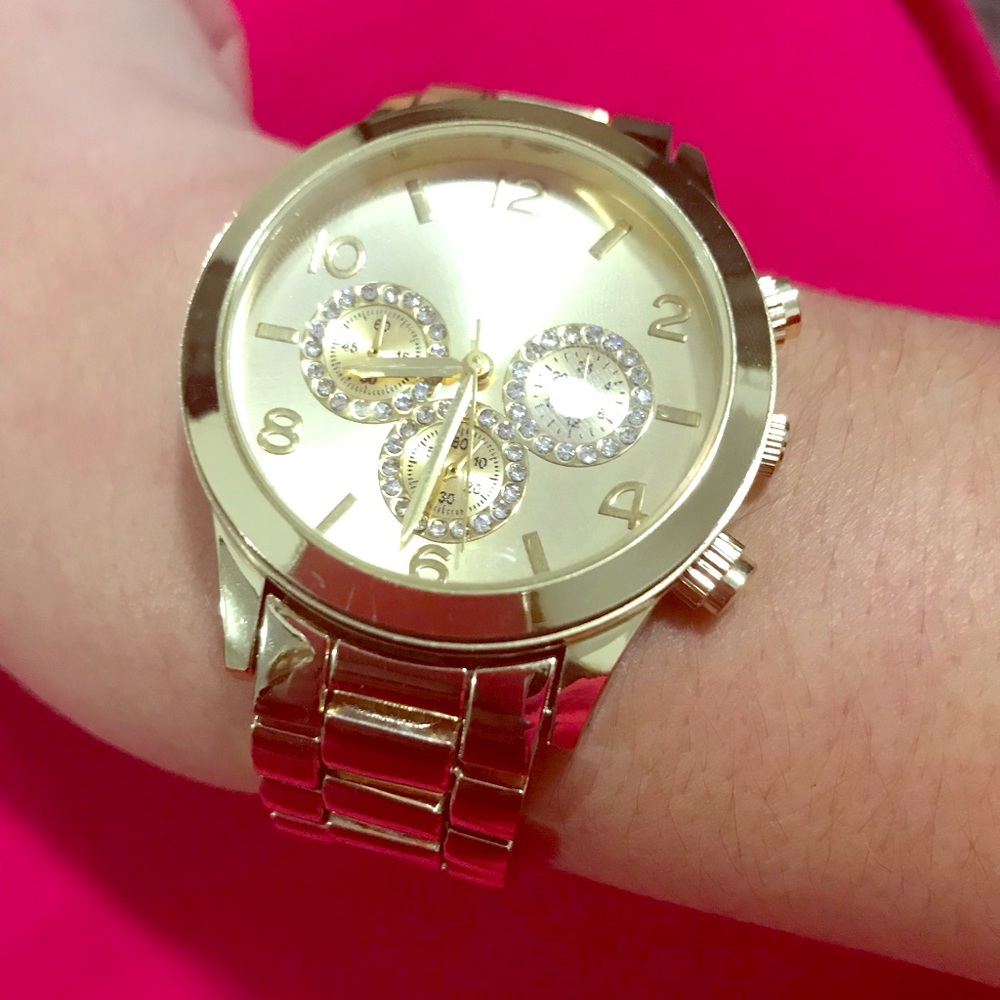 Gold Sparkle Watch