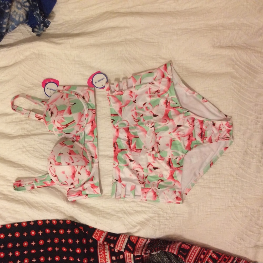 Flamingo bathing suit