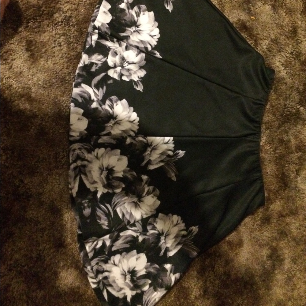 Floral skater skirt